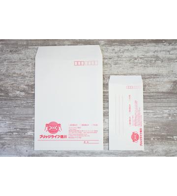 株式会社ハウス108様「介護サービス ブリッジライフ徳川」の封筒(角2・長3)を制作いたしましたのイメージ